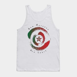 Proud Morocco Flag Gift Moroccan Lovers For Men's Women's Tank Top